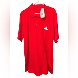 ❇️NWT❇️ Adidas Men's Red Polo Shirt